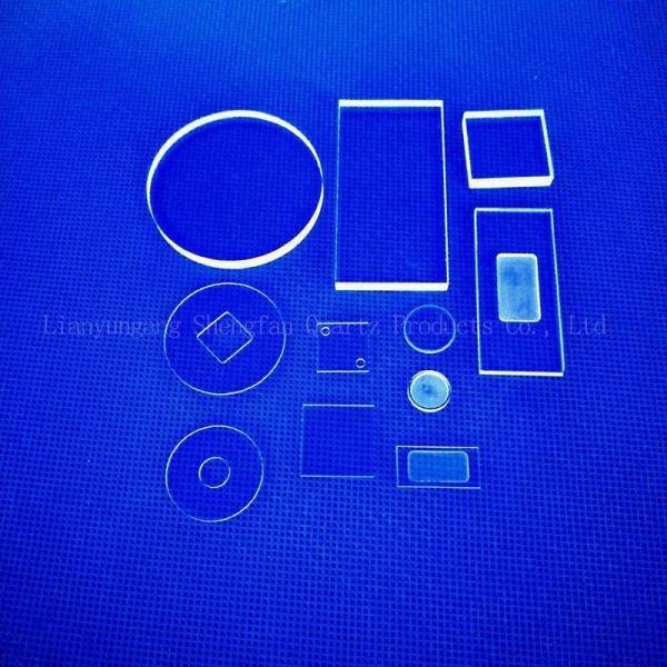 Buy cheap 99.99% Laser Grooving Fused Silica Quartz Glass Window from wholesalers
