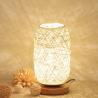 Buy cheap Wood Rattan Twine Ball Lights Table Lamp Room Home Art Decor bamboo table lamp(WH-MTB-93) from wholesalers