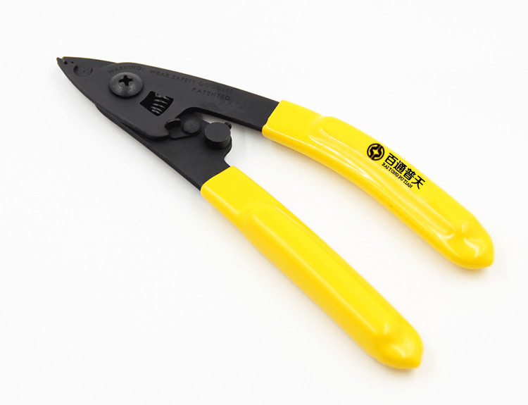 Three Hole FTTH 3 Port Wire Fibre Optic Cable Stripping Tools