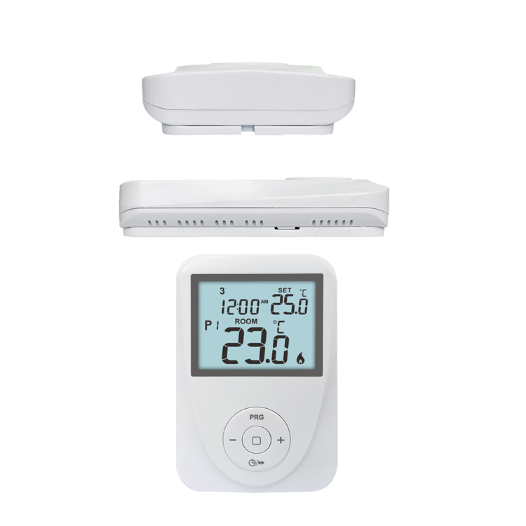 Riseem 230V Digital Wired 7 Day Programmable Thermostat For Boilers Household