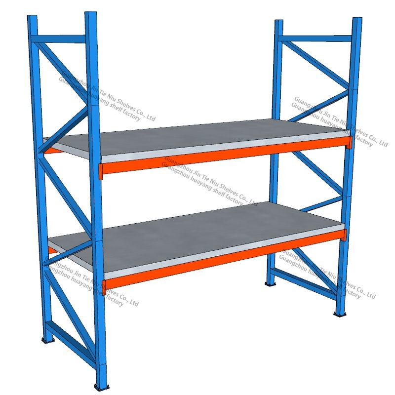 Customized Size Narrow Aisle Beam Racking Steel Metal Shelves