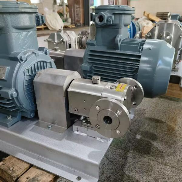 Buy cheap Industrial DN25 Chemical Lobe Pump , Stainless Steel Rotary Displacement Pump from wholesalers