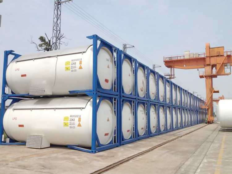 9 High Stacking T50 LPG Liquid Chlorine Gas 20ft ISO Tank Container 18/23.45Bar Pressure