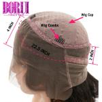 Loose Wave 360 Lace Frontal Wig Peruvian Untreated Pre Plucked Cuticle Aligned