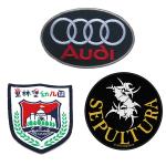 Felt Fabric School Badge Logo Custom Sew On Patches For Jackets