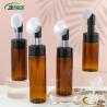 Buy cheap 100ml Cosmetic Foamer Bottle PET Skincare Packaging Bottles With Foam Pump / Cleansing Brush from wholesalers