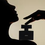 50ml Black Glass Smooth rectangle bottle with black Lid for Cosmetic Glass