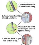 Expanding Spray Hydrophobic Fire Resistant Pu Foam