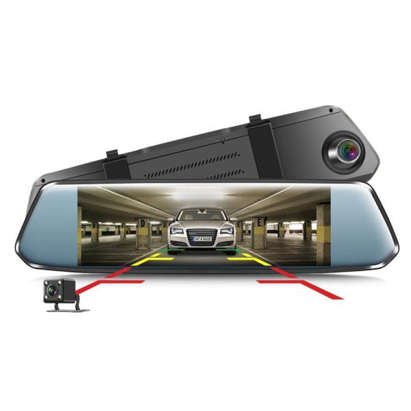 Buy cheap 1080P 7 inch RoHS Mirror Dash Cam Front And Rear Waterproof Backup from wholesalers