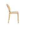 Buy cheap Hot sales Gold Stackable Stainless Steel frame Round back Armless Dining chair from wholesalers