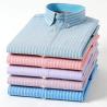 Buy cheap 2023 New Men′s Oxford Textile Shirt Pure Cotton Spring and Autumn Long Sleeve Youth Shirt Cotton Pocket Stripe Wholesale from wholesalers