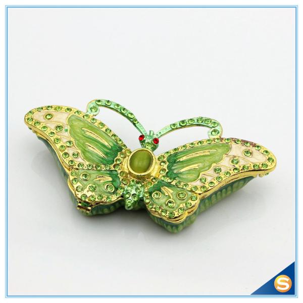 Buy cheap Animal Shape Butterfly Trinket Box Metal Jewelry Box Car Decoration SCJ591 from wholesalers