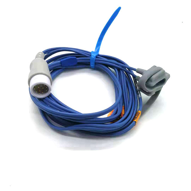Blue Pulse Oximeter 12Pin Monitor SPO2 Sensor for Adult Neonatal