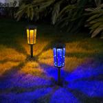 Black Solar Powered Outdoor Lights for Eco-friendly Lighting