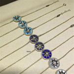 diamonds of star disk bracelet 18kt gold with yellow gold or white gold