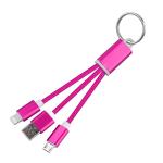 Wear resistant Braided Charging Cable Keychain USB To Lighting Micro 0.8M OEM