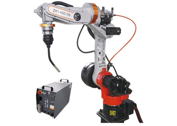 Buy cheap 1400mm Max Reach Industrial Welding Robots 6 Axis MIG TIG And Laser Welding from wholesalers