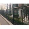 Buy cheap Customized Black Zinc Steel Metal Garrison Fence Panels Maintenance Free from wholesalers
