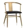 Buy cheap North Europe style solid wood dining room arm chair furniture from wholesalers