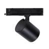 Buy cheap 30W led track lights dimmable Non Flicker Dali Dimmable 3000LM 90Ra Black 4000K 0.9PFC 5 years 38° indoor shop lighting from wholesalers