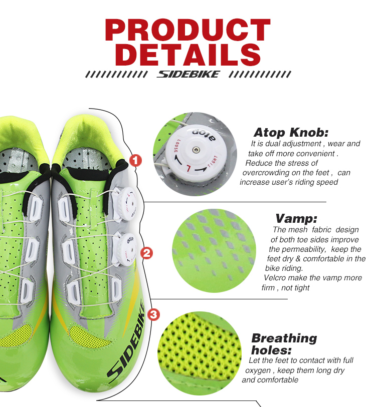 Nylon Speed Specialised Sport MTB Shoes Low Wind Resistance Size 35 - 46