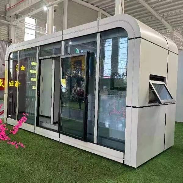 Buy cheap Prefabricated Mobile Steel Structure Building Apple Cabin Tiny House from wholesalers