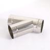 Buy cheap Black Color Single Wall Stainless Steel Flue Pipe Metal Lightweighted For Outdoor Furnace from wholesalers