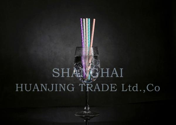 Buy cheap Recyclable Polka Dot Paper Straws Food Safe Waterproof CE Certificited from wholesalers