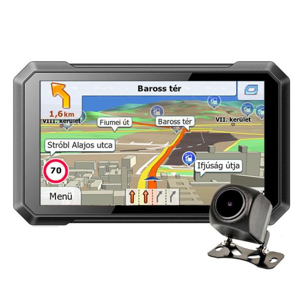Buy cheap 1.5GHz WCDMA Motorcycle GPS Navigator 7 Inch 8000MAH With 1080p Camera from wholesalers
