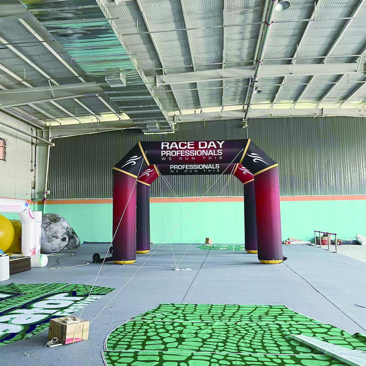 Outdoor Custom Full Printing Start Finish Line Inflatable Arch for Advertising
