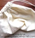 White Brushed Cotton Twill Drawstring Bag For Packaging,Cotton Flannel Dust bag
