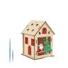Buy cheap christmas houses decorations Christmas House Craft for Kids Wooden Christmas Cabin Craft Kits from wholesalers