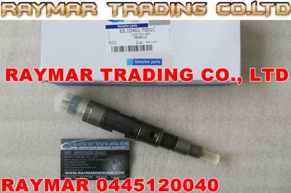 Buy cheap BOSCH common rail injector 0445120040 for DAEWOO DOOSAN 65.10401-7001C, 65.10401-7001 from wholesalers