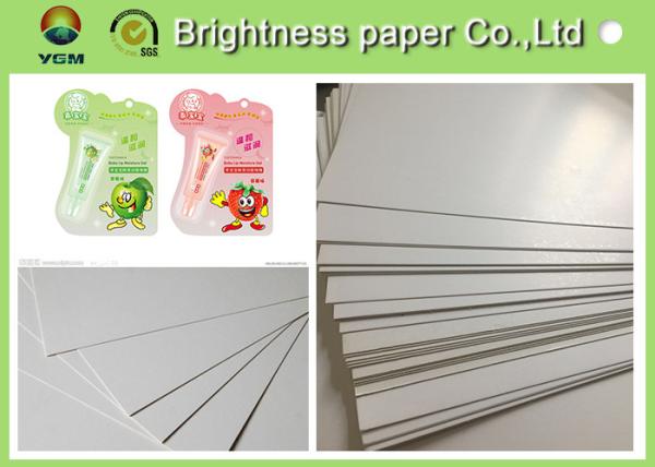 Buy cheap Grey Back Blister Board Paper Blister Cardboard For Toothbrush Packaging from wholesalers