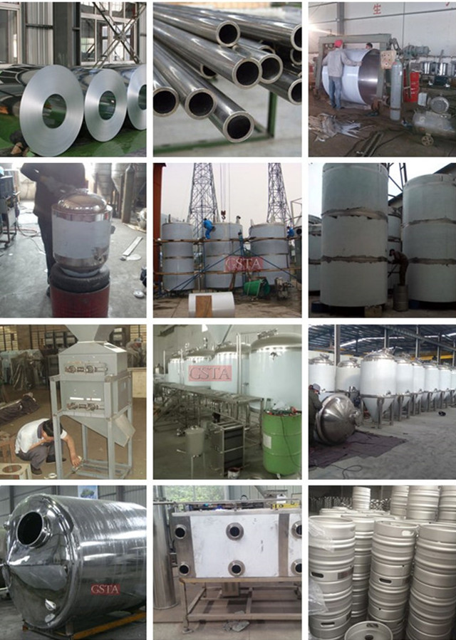 Professional Turnkey Copper Beer Brewing Equipment with Mash Tank and Lauter Tank