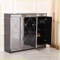 Buy cheap Home Antique Corner 4 Mirror Doors Entryway Shoe Bench product