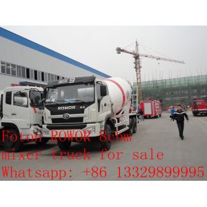 Buy cheap 2017s new best price 8m3 FOTON ROWOR 6x4 concrete mixer truck for sale, factory sale good price cement mixer truck from wholesalers