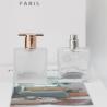 Buy cheap Square 30ml Pressed Glass Perfume Bottle Toner Spray Bottle Cosmetics Subpackage Sample Bottle from wholesalers