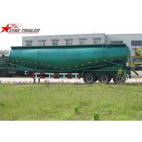 Buy cheap Banana Type Fuwa 3 Axles Bulk Cement Semi Trailer Green Colour CCC ISO product