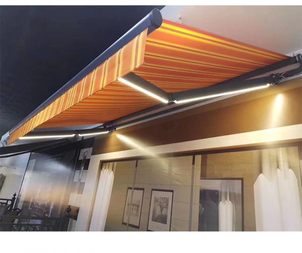 Outdoor Aluminium Semi Cassette Retractable Awnings 6x3m