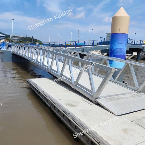 Buy cheap Anti-Slip Surface Marina Floating Walkway Aluminum Gangways Ramps For Floating Pontoon Bridge from wholesalers