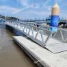 Buy cheap Waterproof Decking Aluminum Floating Dock HDPE EPS Foam Floats Marine Pontoon Pier from wholesalers
