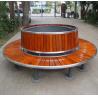 Buy cheap Circular Curved Wood Round Tree Benches With Sandblasting Zinc Spraying Finish from wholesalers