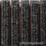 PP Material Bronze Aluminum Alloy Frame Entrance Floor Mat Remove Dirt Anti Slip