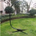 Outdoor Bedroom Modern Style Durable C Metal Frame Swing Chair Stand for Living