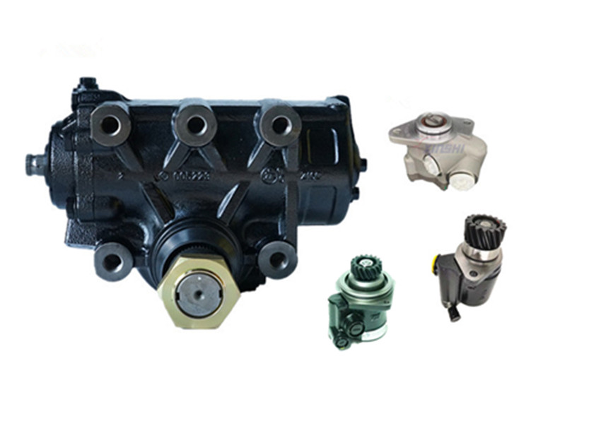 Heavy Truck Parts LHD Power Steering Gear for Sinotruk HOWO and Shacman Cast Iron