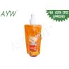Buy cheap Glossy Finish Food Grade Liquid Spout Bags With Spout / Vivid Logo Printing from wholesalers