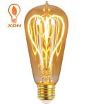 220V 2400K Vintage Led Filament Bulb 64*148mm ST64 LED Filament Bulb 6W