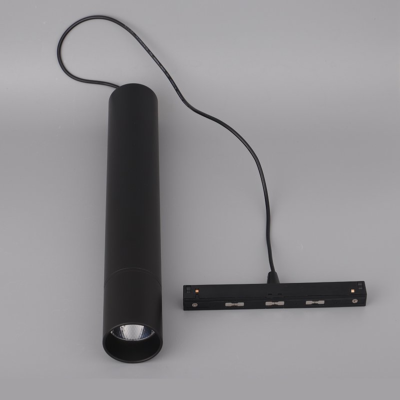 Interior Design Linear LED Track Light Suspension Mount Installation