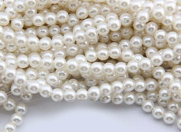 Buy cheap Whtie Color 3mm -30mm Round ABS Plastic Bead Imitation Pearls Strand from wholesalers